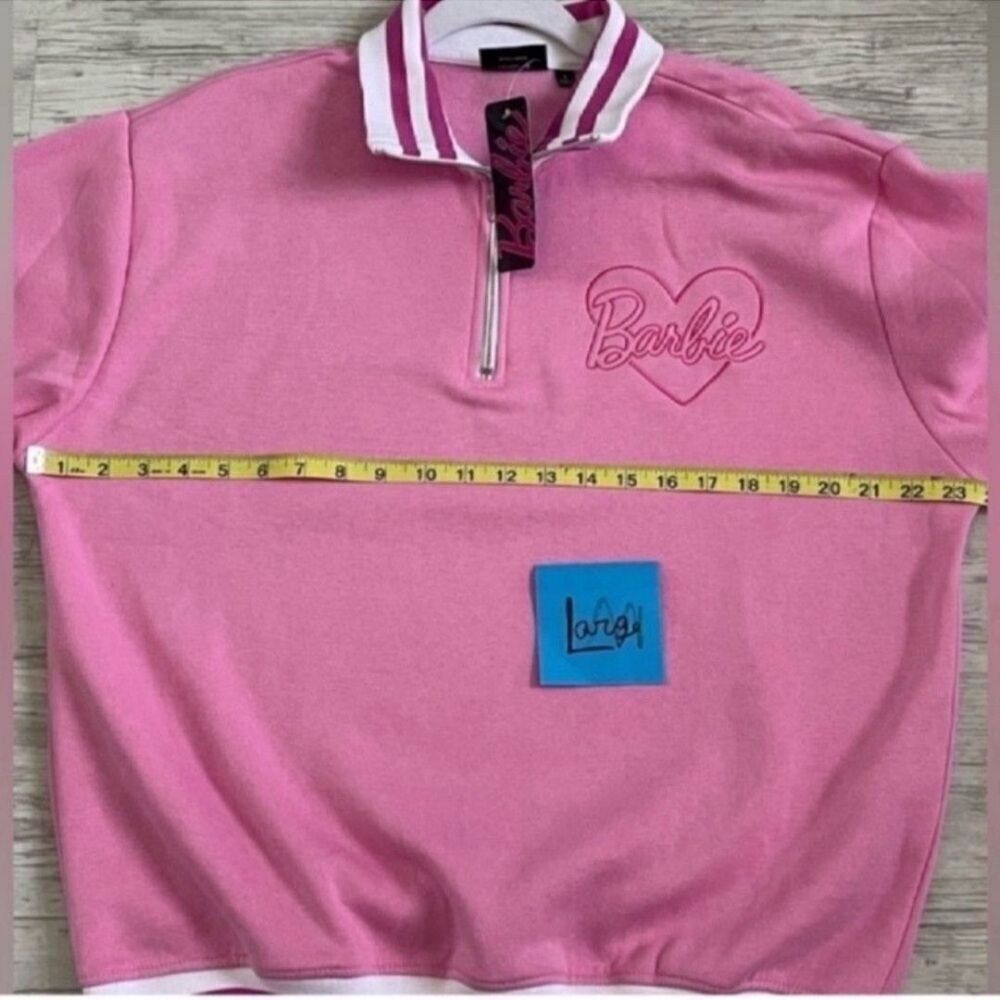 New PINk BARBIE sweater white gift box Size available M/L - Picture 12 of 12